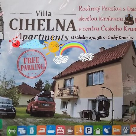 Villa Cihelna Apartments Český Krumlov Kültér fotó