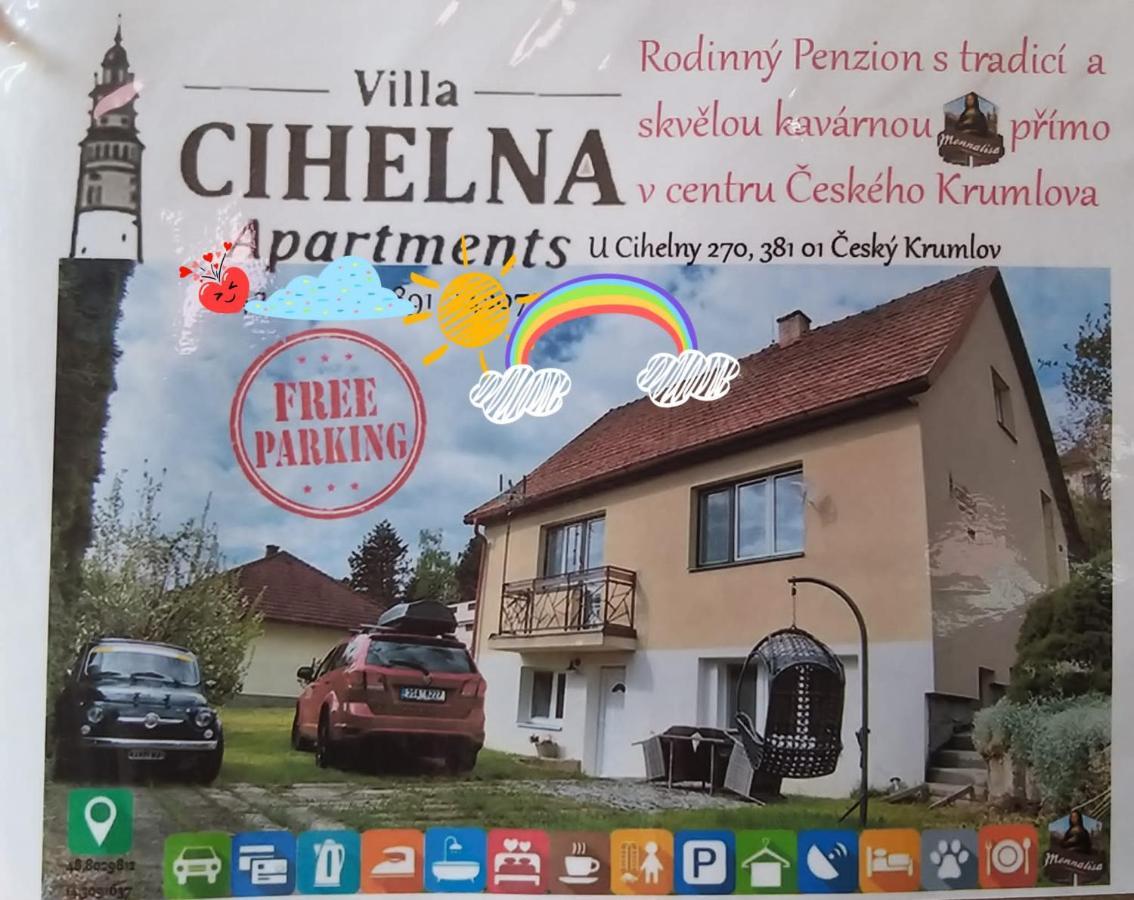 Villa Cihelna Apartments Český Krumlov Kültér fotó